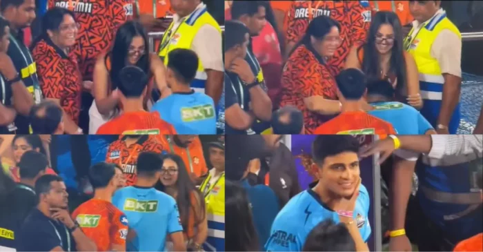 IPL 2024 [WATCH]: Shubman Gill touches feet of Abhishek Sharma’s mother; warmly greets sister Komal