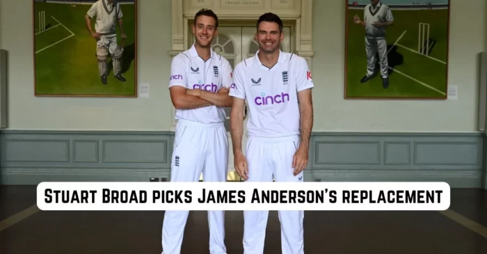 England legend Stuart Broad names a possible replacement for retiring James Anderson in Test cricket