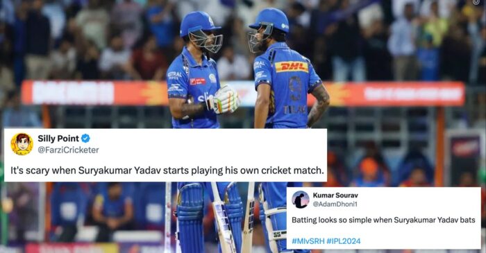 Twitter reactions: Suryakumar Yadav blows away SRH with a blistering ton at Wankhede | IPL 2024