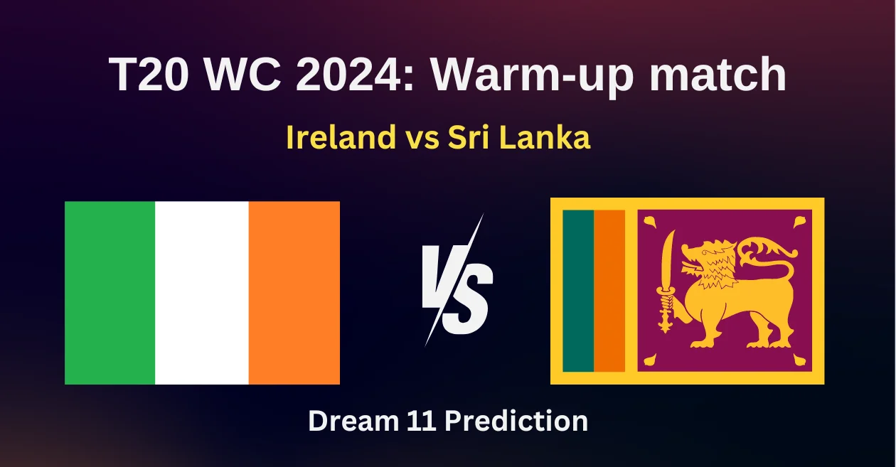 T20 WC 2024 Warm-up match, IRE vs SL