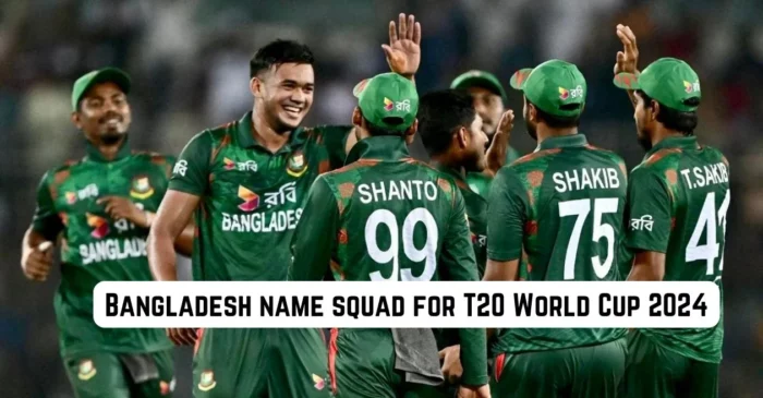 Bangladesh unveil squad for T20 World Cup 2024; appoint Taskin Ahmed as vice captain