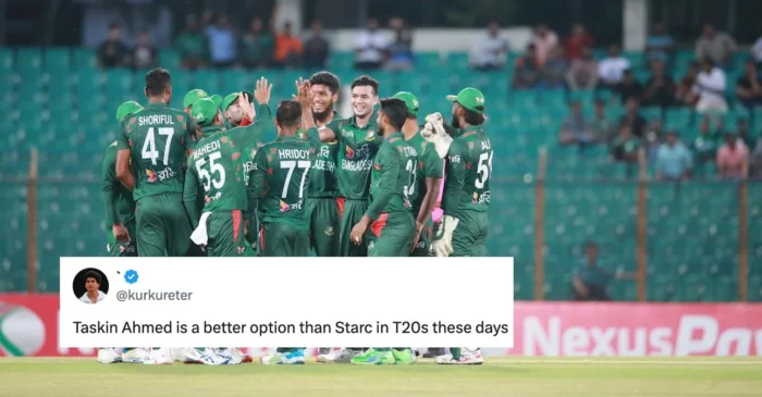 Twitter reactions: Taskin Ahmed, Towhid Hridoy propel Bangladesh to a 6-wicket win over Bangladesh