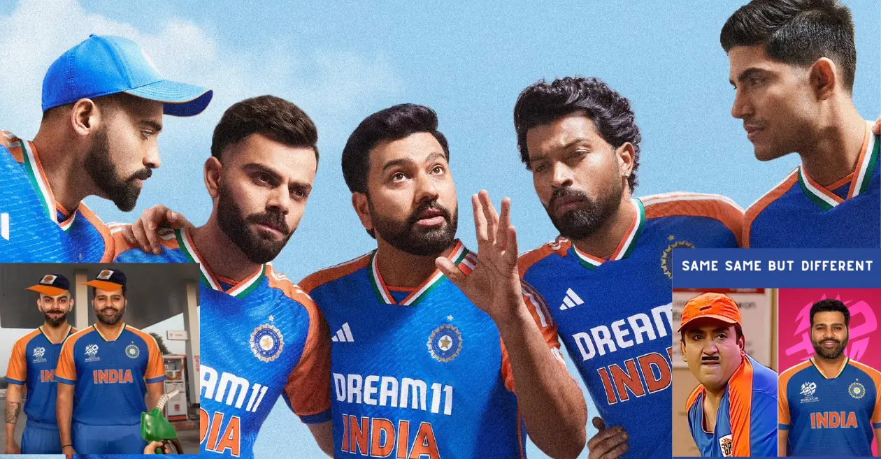 Team India’s jersey for the T20 World Cup 2024 triggers a meme fest on social media