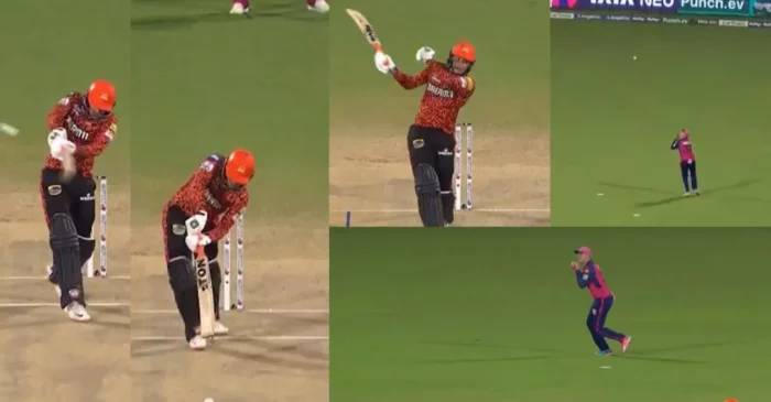 IPL 2024 [WATCH]: Trent Boult’s solid response after conceding a 6 and 4 against Abhishek Sharma in Qualifier 2 | SRH vs RR