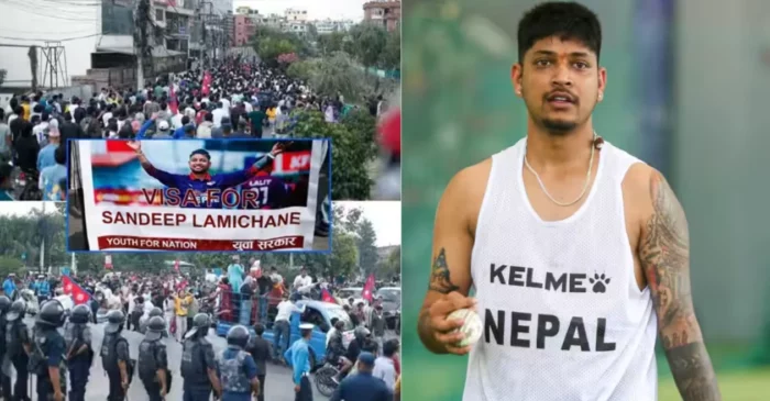 Massive protest in Nepal over Sandeep Lamichhane’s visa denial for T20 World Cup 2024