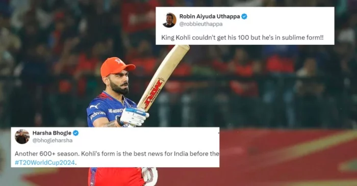 IPL 2024: Fans react as Virat Kohli misses out on a century by a whisker during PBKS vs RCB clash