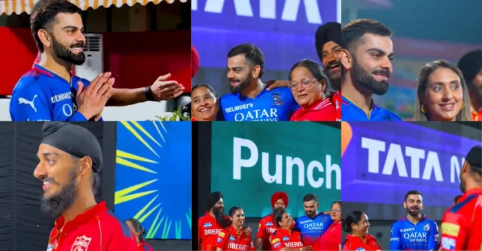 IPL 2024 [WATCH]: Virat Kohli interacts with PBKS players’ families after RCB’s win in Dharamsala
