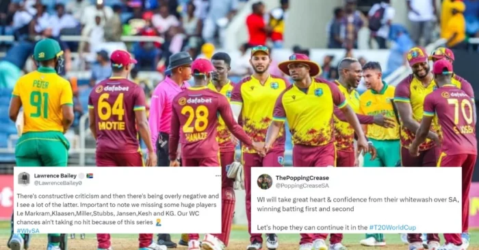 Twitter reactions: Obed McCoy, Johnson Charles shine as West Indies whitewash South Africa in T20Is