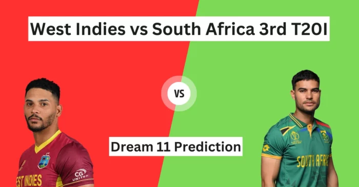 WI vs SA, 3rd T20I: Match Prediction, Dream11 Team, Fantasy Tips & Pitch Report | West Indies vs South Africa 2024