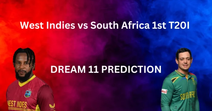 WI vs SA, 1st T20I: Match Prediction, Dream11 Team, Fantasy Tips & Pitch Report | West Indies vs South Africa 2024