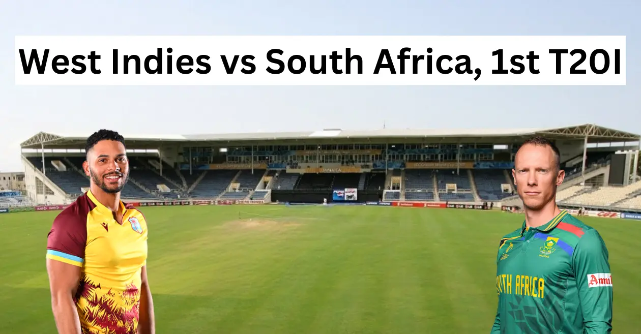 WI vs SA 2024, 1st T20I: Sabina Park Stadium Pitch Report, Jamaica Weather Forecast, T20I Stats & Records | West Indies vs South Africa