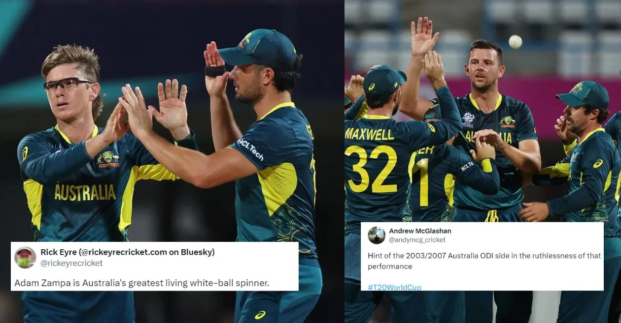 Twitter reactions: Adam Zampa’s heroics propel Australia to Super 8 after thrashing Namibia in T20 World Cup 2024