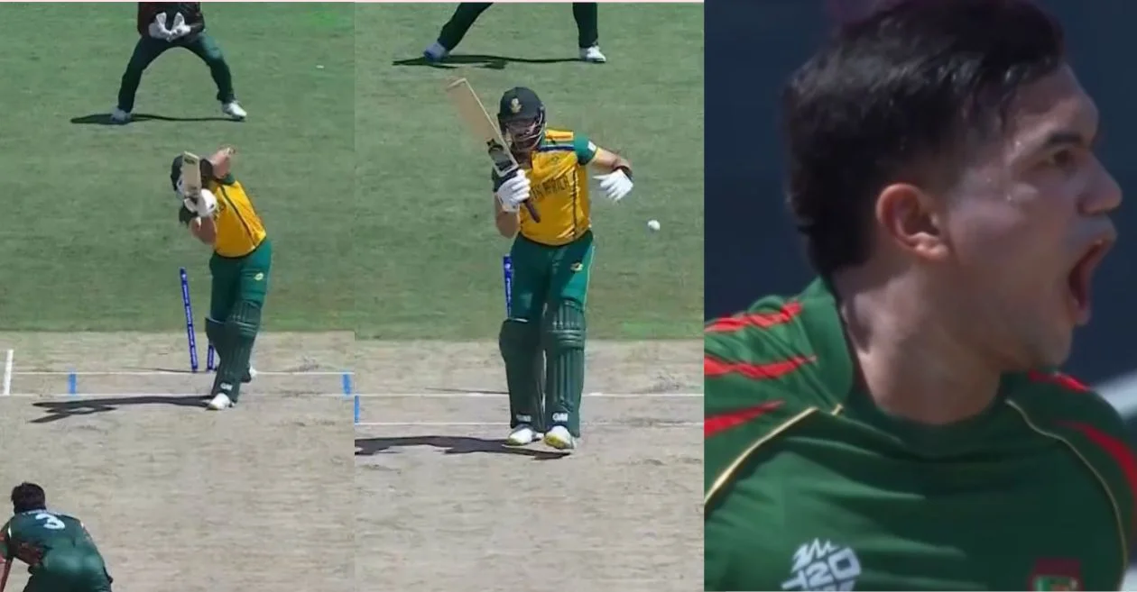WATCH: Taskin Ahmed cleans up Aiden Markram with an unplayable jaffa in SA vs BAN game | T20 World Cup 2024