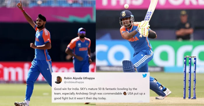 Twitter reactions: Arshdeep Singh, Suryakumar Yadav shine as India crush USA to secure Super 8 berth in T20 World Cup 2024