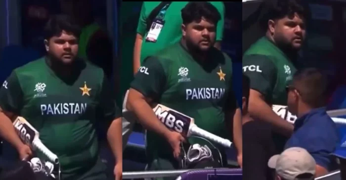 WATCH: Azam Khan gets angry at fans following his dismissal in USA vs PAK game at T20 World Cup 2024