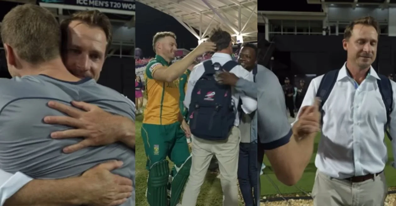 WATCH: Dale Steyn joins South African players after their historic semifinal win over Afghanistan in T20 World Cup 2024