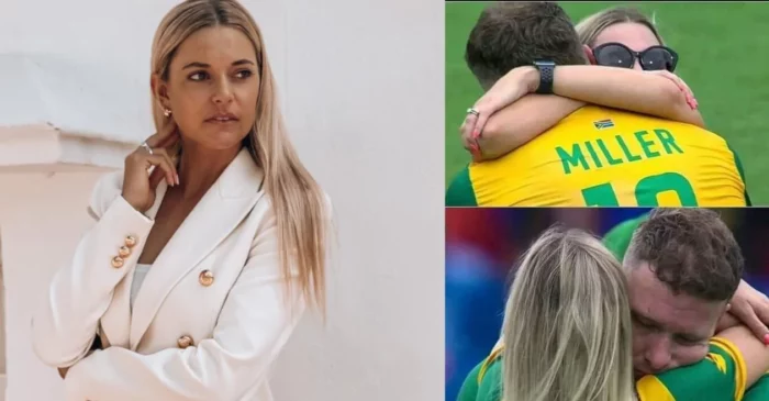 David Miller’s wife consoles the Proteas batter after South Africa’s disheartening defeat in T20 World Cup 2024 final
