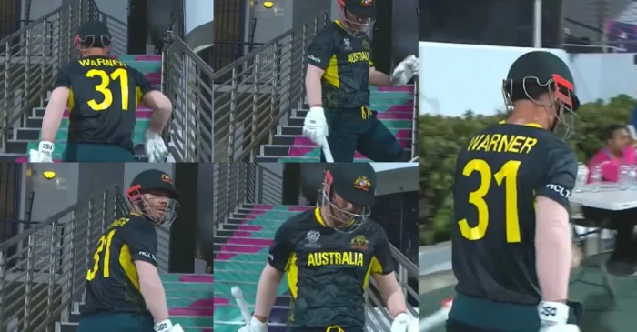 WATCH: David Warner nearly walks into wrong dressing room in a hilarious moment in AUS vs OMN game | T20 World Cup 2024