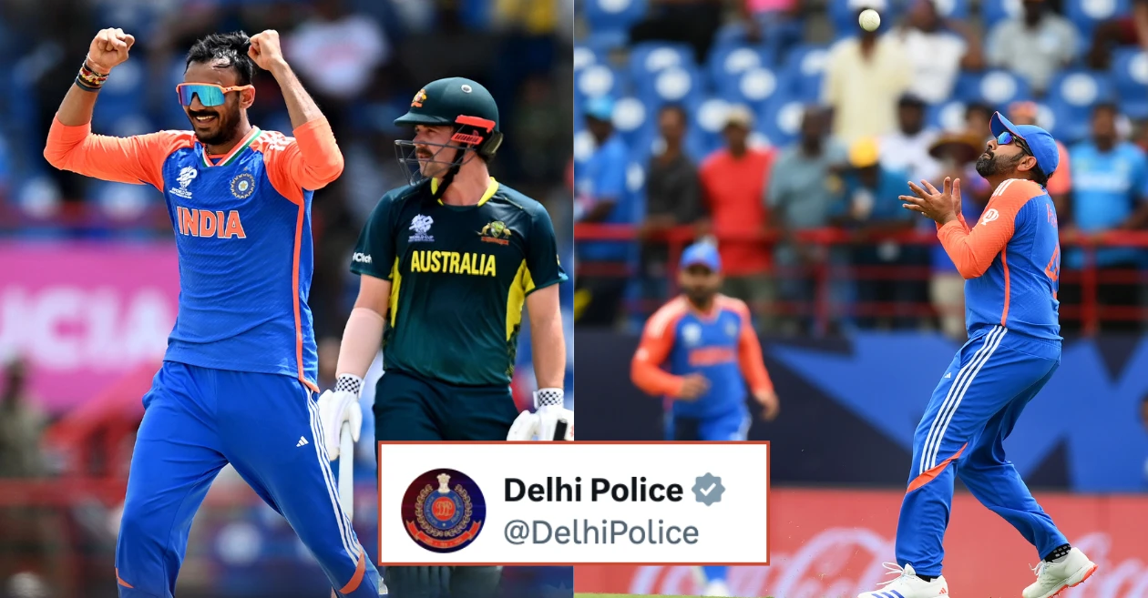 Delhi Police tweet, India beat Australia