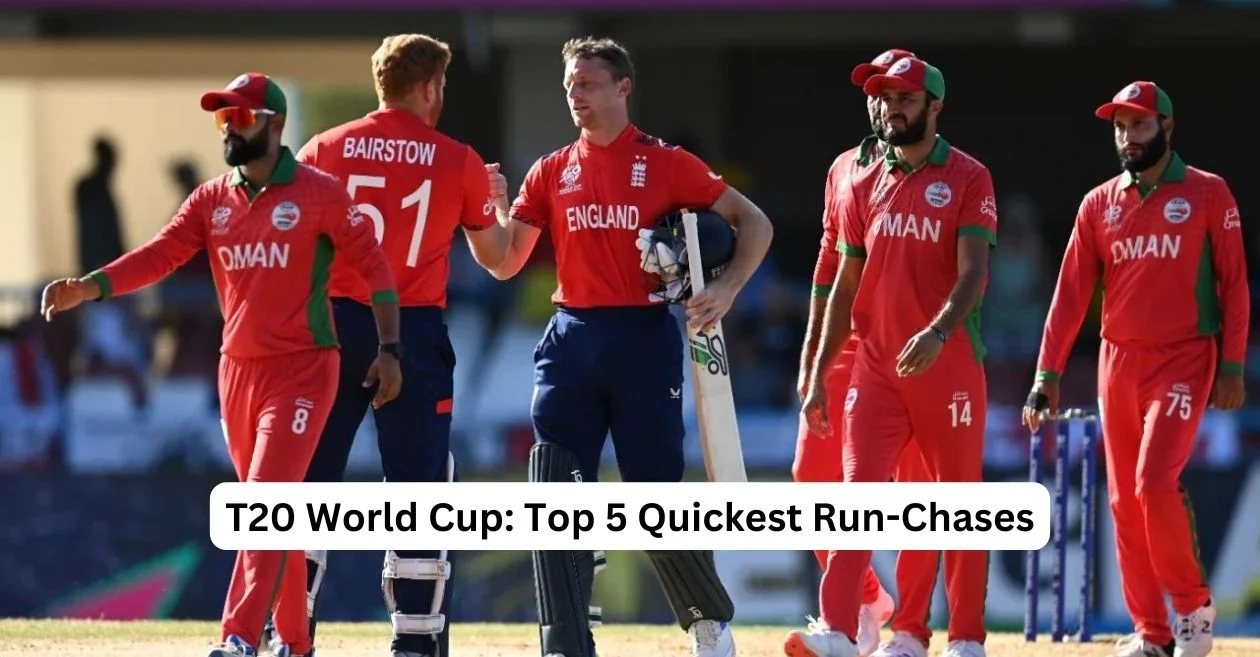 Top 5 quickest run-chases in T20 World Cup history ft. England