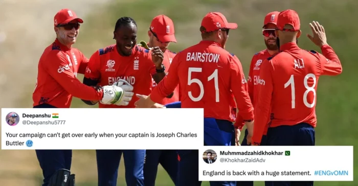T20 World Cup 2024: Twitter reacts as England registers a record win over Oman; keeps Super 8 stage hopes alive