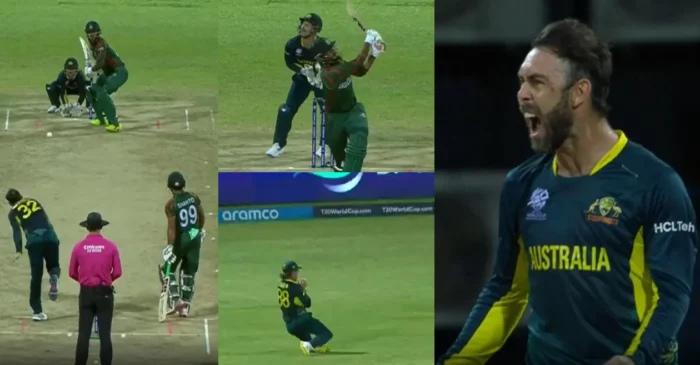 T20 World Cup 2024 [WATCH]: Glenn Maxwell celebrates passionately after dismissing Rishad Hossain in AUS vs BAN game
