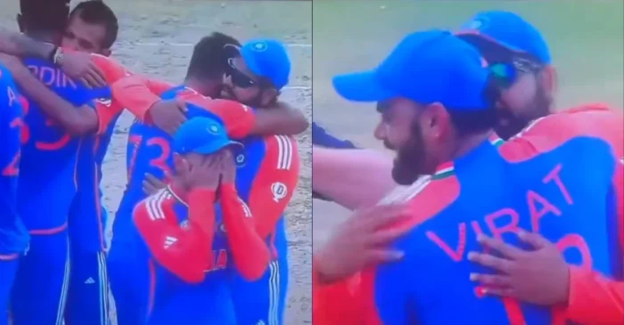 WATCH: Kohli, Rohit, Hardik and Siraj in tears as India beat South Africa to seal the T20 World Cup 2024