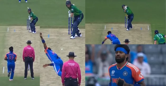 T20 World Cup 2024 [WATCH]: Hardik Pandya cleans up Lorcan Tucker with an absolute beauty in IND vs IRE game
