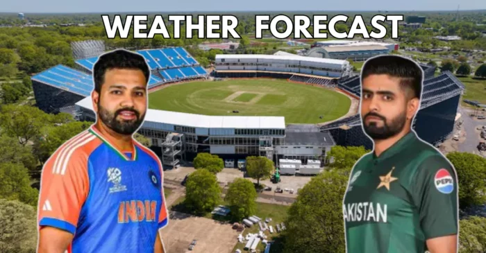India vs Pakistan, T20 World Cup 2024: New York Weather Forecast – Will rain play a spoilsport?