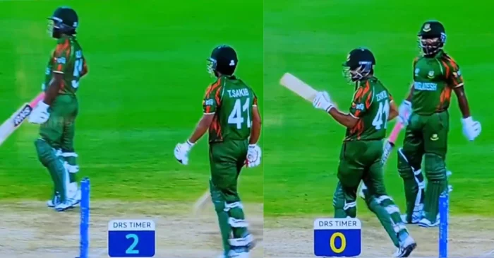 T20 World Cup: Bangladesh’s Jaker Ali slyly consults dressing room for DRS without umpire noticing, video goes viral