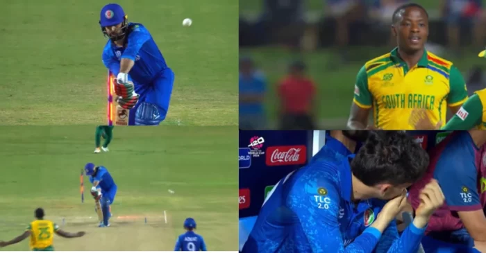 WATCH: Kagiso Rabada removes Mohammad Nabi with peach of a delivery during SA vs AFG semifinal 1 in T20 World Cup 2024