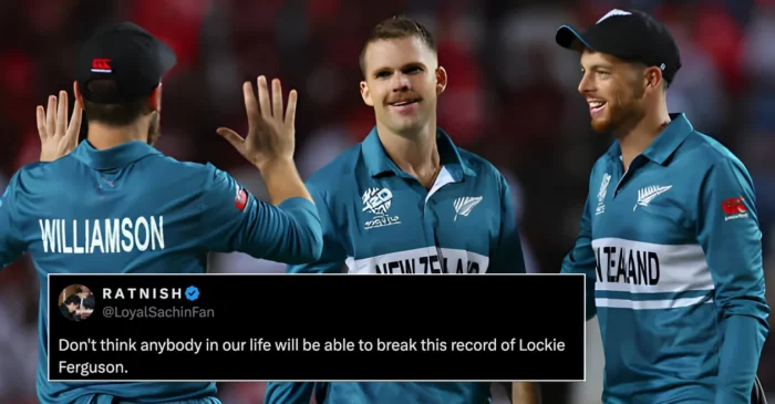 Fans and experts erupt as Lockie Ferguson delivers best bowling figures in T20 World Cup history