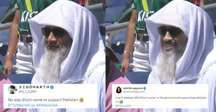 T20 World Cup 2024: Netizens spot MS Dhoni’s doppelganger during USA vs Pakistan match