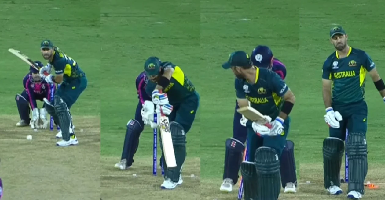 WATCH: Mark Watt removes Glenn Maxwell with peach of a delivery during AUS vs SCO game in T20 World Cup 2024