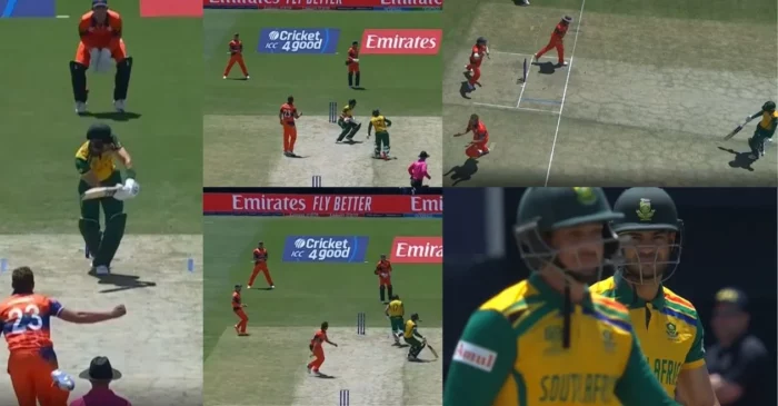 WATCH: Quinton de Kock gets bizarrely run out after mix-up with Reeza Hendricks in NED vs SA game | T20 World Cup 2024