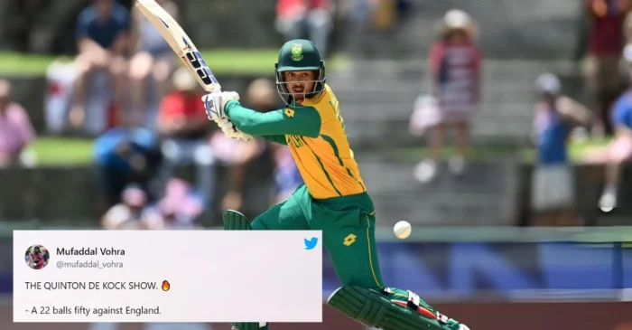 Fans erupt as Quinton de Kock slams joint fastest fifty of T20 World Cup 2024 in ENG vs SA game
