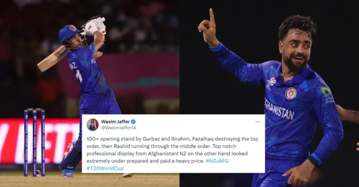 Twitter goes berserk as Afghanistan stuns New Zealand to register a record win in T20 World Cup 2024