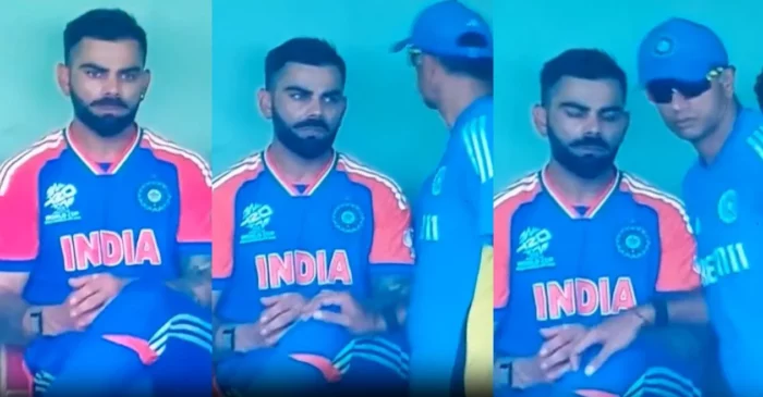 WATCH: Rahul Dravid consoles heartbroken Virat Kohli after single-digit score in IND vs ENG semifinal at T20 WC 2024