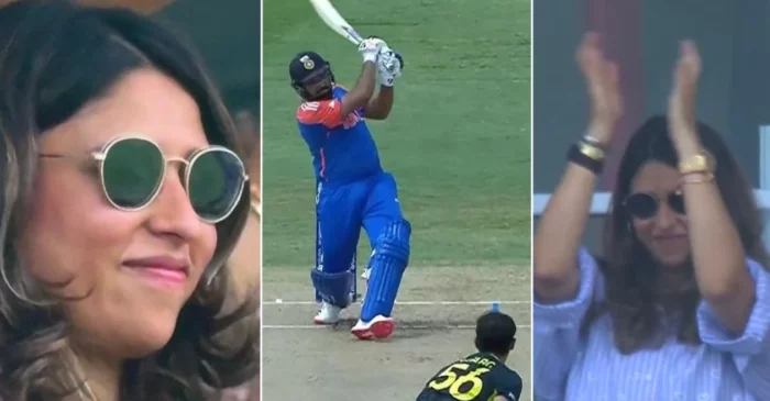 T20 World Cup 2024: Ritika Sajdeh’s reactions to Rohit Sharma’s brutal onslaught against Australia go viral
