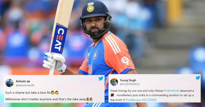 Fans bow to Rohit Sharma after Indian captain’s jaw-dropping knock against Australia at T20 World Cup 2024
