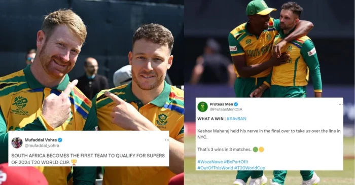 Twitter reactions: Heinrich Klaasen, Keshav Maharaj shine in South Africa’s thrilling win over Bangladesh in T20 World Cup 2024