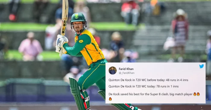 Fans erupt as Quinton de Kock’s dazzling knock helps South Africa pip USA in T20 World Cup 2024