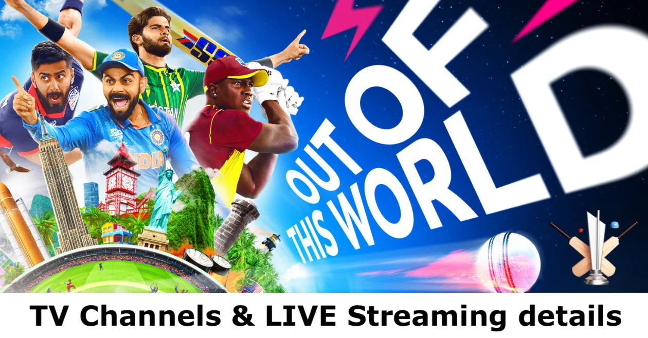 T20 World Cup 2024: TV Channels & LIVE Streaming details