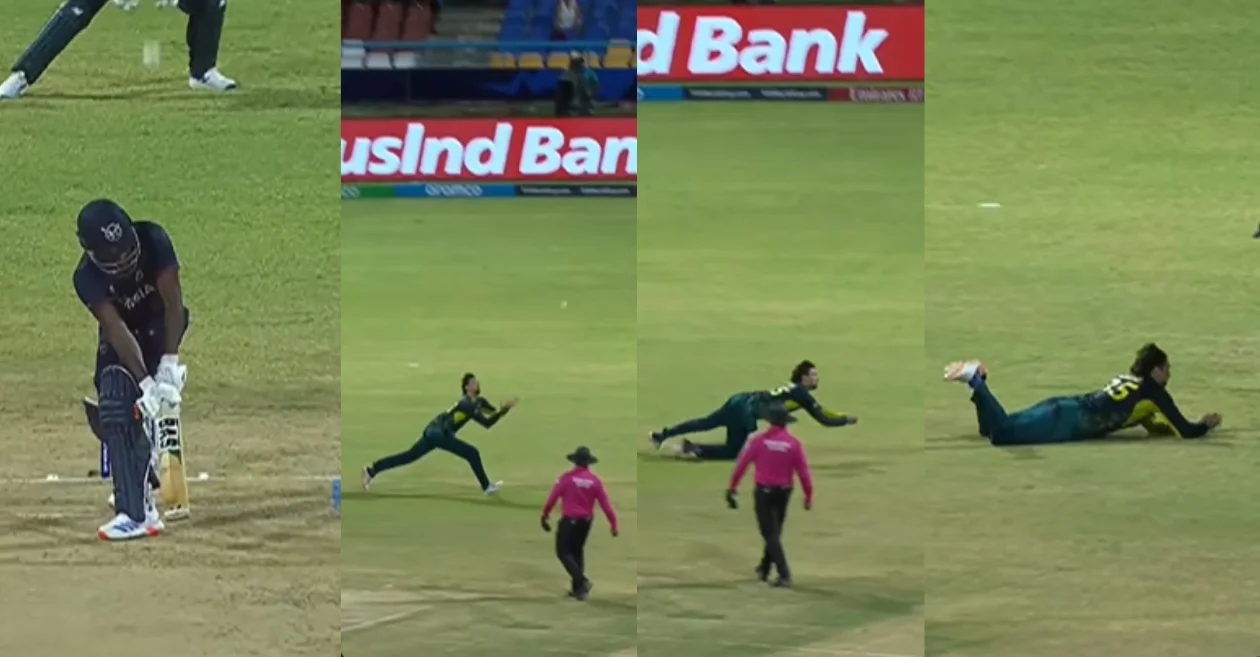 Tim David takes a brilliant catch in T20 World Cup 2024