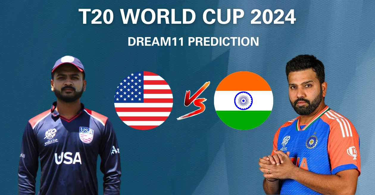 USA vs IND, T20 World Cup: Match Prediction, Dream11 Team, Fantasy Tips & Pitch Report | United States of America vs India 2024