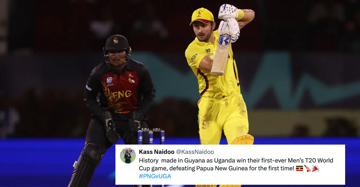 T20 World Cup 2024 [Twitter reactions]: Bowlers, Riazat Ali Shah shine as Uganda registers a historic win over Papua New Guinea