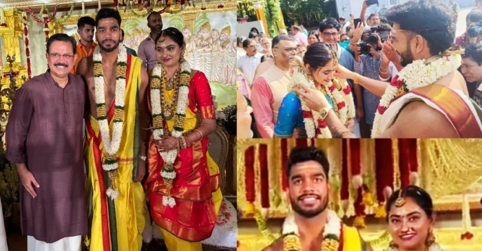 KKR all-rounder Venkatesh Iyer gets married to Shruti Raghunathan, photos go viral