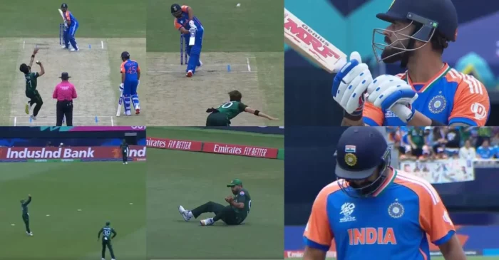 WATCH: Virat Kohli and Rohit Sharma lose wickets to rash shots in IND vs PAK game | T20 World Cup 2024