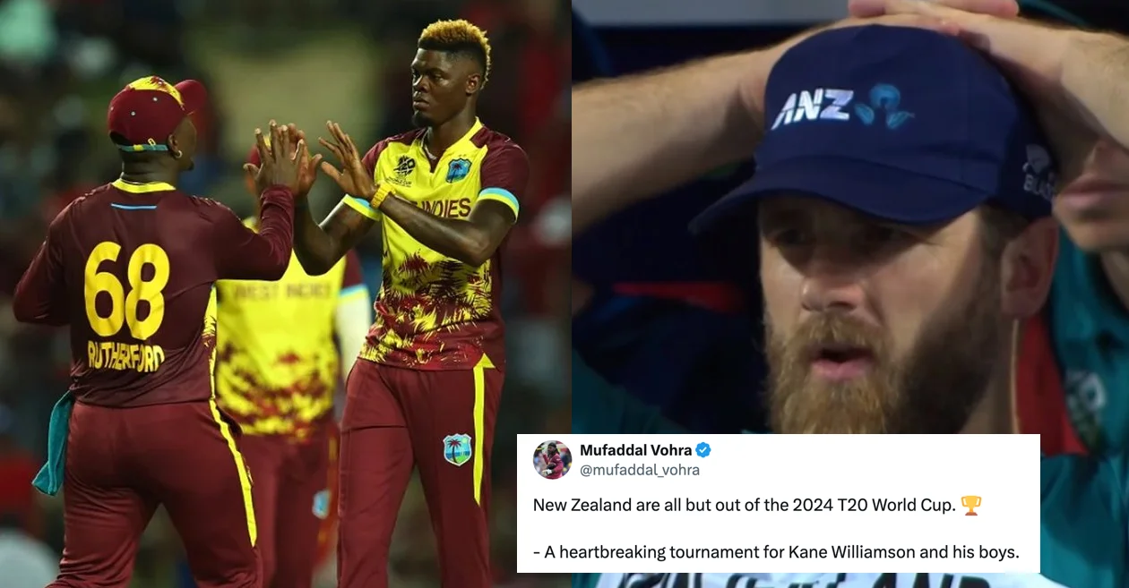 Netizens react as Sherfane Rutherford-inspired West Indies qualifies for Super 8 with victory over New Zealand