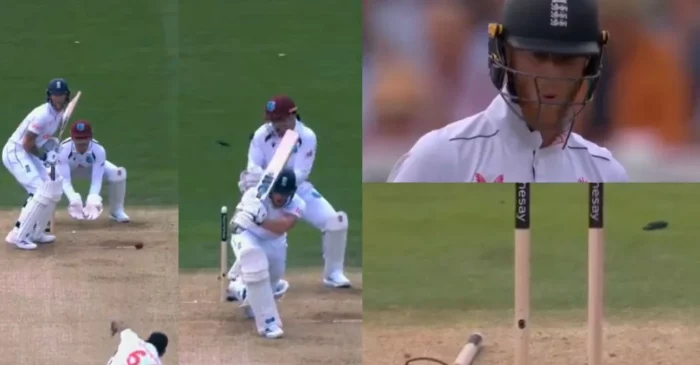 ENG vs WI [WATCH]: Gudakesh Motie knocks over Ben Stokes’ middle stump with an absolute snorter on Day 2 of the Lord’s Test